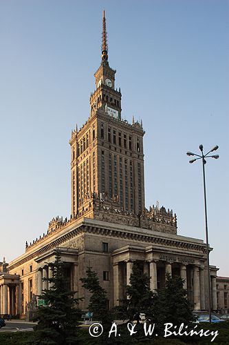 Warszawa Pałac Kultury i Nauki