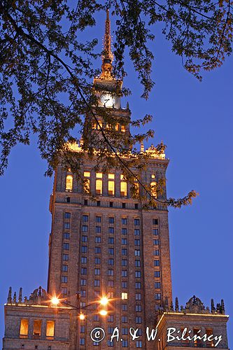 Warszawa Pałac Kultury i Nauki