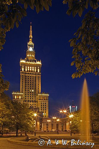 Warszawa Pałac Kultury i Nauki