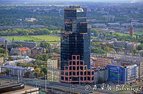 Warszawa panorama centrum Fim Tower