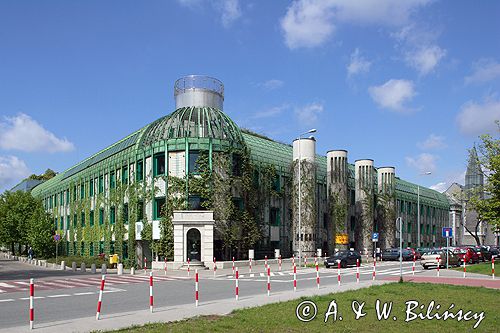 Warszawa nowy budynek BUW - Biblioteki Uniwersyteckiej