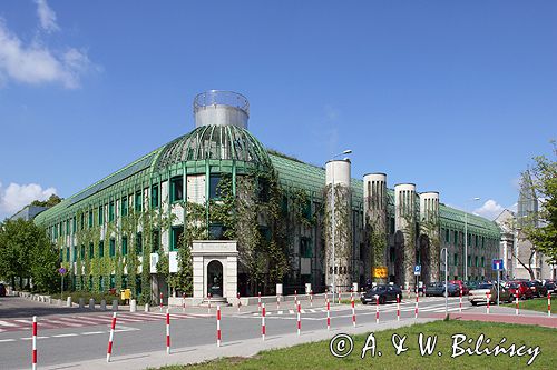 Warszawa nowy budynek BUW - Biblioteki Uniwersyteckiej