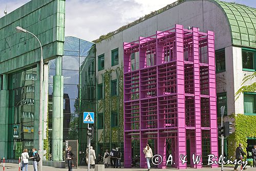 Warszawa nowy budynek BUW - Biblioteki Uniwersyteckiej