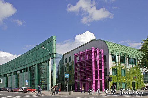 Warszawa nowy budynek BUW - Biblioteki Uniwersyteckiej