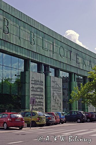 Warszawa nowy budynek BUW - Biblioteki Uniwersyteckiej