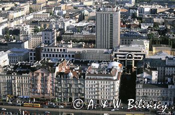 Warszawa panorama centrum