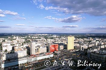 Warszawa panorama centrum