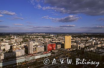 Warszawa panorama centrum