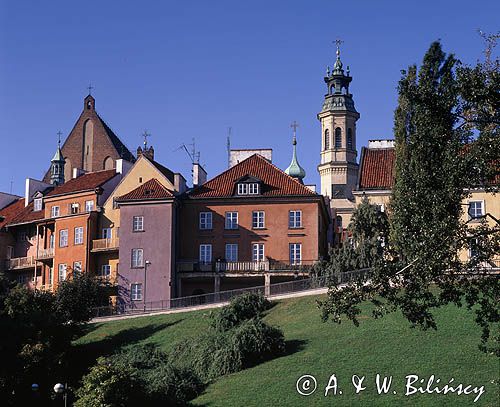 Warszawa, panorama Starówki od strony Wisły