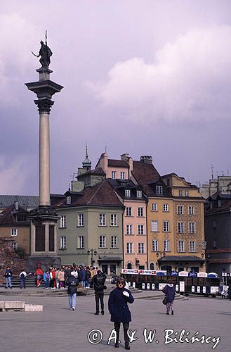 Warszawa Stare Miasto, plac zamkowy, kolumna Zygmunta