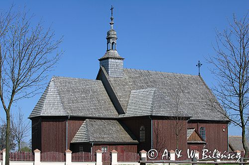 Wielkopolski park etnograficzny w Dziekanowicach kościół z Wartkowic z 1719 roku