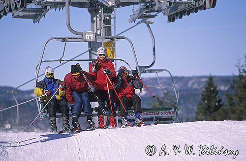 Wierchomla Mała, wyciąg narciarski, stacja górna