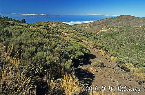 Wyspy Kanaryjskie, Teneryfa w oddali Gomera)