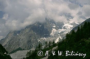 Włochy, dolina Aosty, Monte Bianco, Mont Blanc