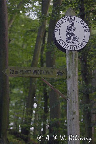 znak Woliński Park Narodowy, Wyspa Wolin,