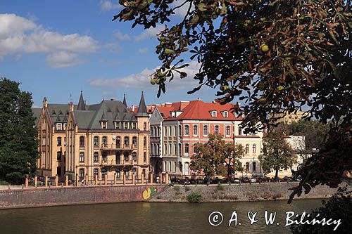 Wrocław, kamienice nad Odrą