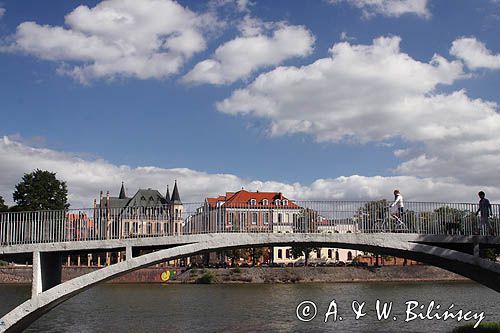 Wrocław, rzeka Odra, widok z Zatoki Gondoli