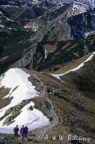 Tatry na czerwonym szlaku z Kasprowego