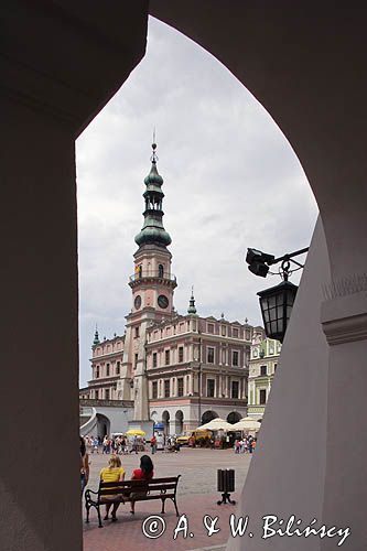 Zamość, Ratusz i rynek