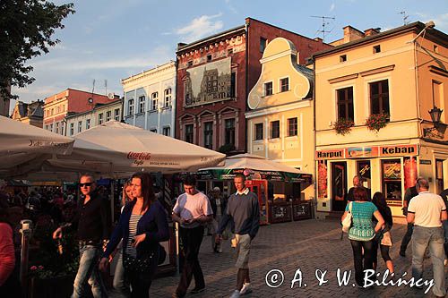 Zielona Góra, kamienice przy Rynku, Rynek, Dni Zielonej Góry, winobranie