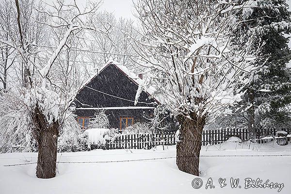 Zadymka, wieś żłobek, Bieszczady