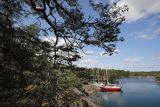 Wyspa Alo, kotwiczenie i cumowanie w szkierach, Szwecja