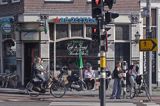 centrum i rowerzyści, Amsterdam, Holandia