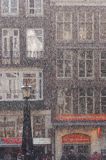 w deszczu, Amsterdam, Holandia