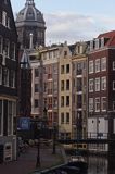 uliczka w centrum, Amsterdam, Holandia