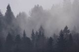 mgły nad Jawornikami, Bieszczady