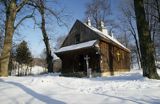 Wieś Polana w Bieszczdach, zabytkowa cerkiew, obecnie rzymsko-katolicka świątynia, Bieszczady, Polska
