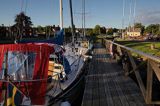 Przystań dla jachtów w Borensberg, Kanał Gota, Gotajski, Szwecja