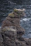 skała 'Wielbłąd' koło Hamerhus, wyspa Bornholm, Dania