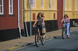 Bornholm Dania, rowerzystki w Ronne