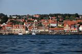 port i miasteczko Allinge, Bornholm, Dania
