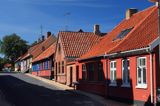 uliczka w Allinge, Bornholm, Dania