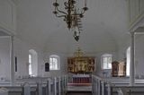 wnętrze kościoła w Hasle na wyspie Bornholm, Dania