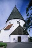 obronny kościół rotundowy w Osterlars,Ols Kirke, Bornholm, Dania