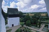 Widok z kościoła w Osterlars, Bornholm, Dania