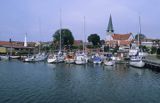 Bornholm, Dania, port w Ronne