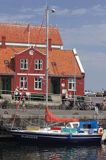 jacht Gladiator, port w Svaneke na wyspie Bornholm, budynek kapitanatu, Dania