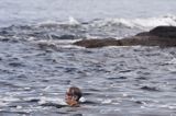 kąpiel na wybrzeżu wyspy Bornholm w Svaneke