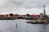 port w Svaneke, Bornholm, Dania