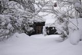 Zima, chata, Bieszczady