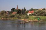 Cigacice, rzeka Odra