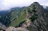 Tatry na czerwonym szlaku na Czerwone Wierchy