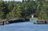 Dalslands Kanal początek przy jeziorze Vanern, Szwecja