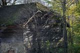 drewniany XIX wieczny spichlerz plebański, wieś Dydnia, Pogórze Dynowskie