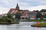 Eisenhuttenstadt, rzeka Odra, Niemcy