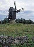 Estonia wyspa Muhu, wiatrak we wsi Koguva